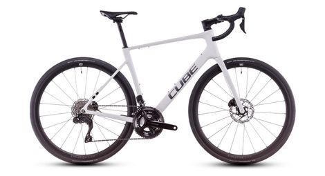 Vélo de route cube attain c:62 slx cotton´n´grey