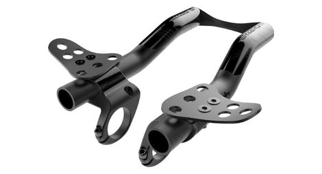 deda superzero tt clip on aluminum black extenders