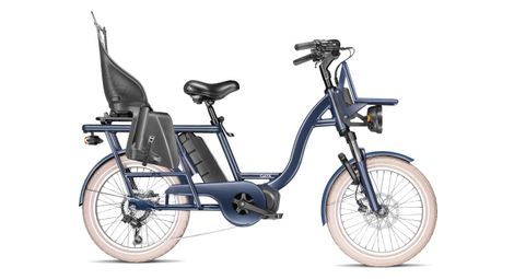 Vélo Cargo GAYA, L'Original Le Court, Nuit, Pack Bébé
