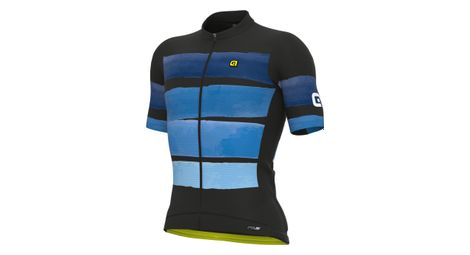 Maillot manches courtes alé track bleu