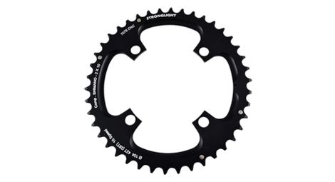 double mtb chainring diam 104 exter 42dts black 4 br alu 7075 strong comp shimano 10v