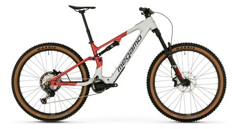 VTT Électrique Tout-Suspendu Megamo Reason AL 07 12V 800 Wh DJI 120 Nm 29'' Gris/Orange 2026