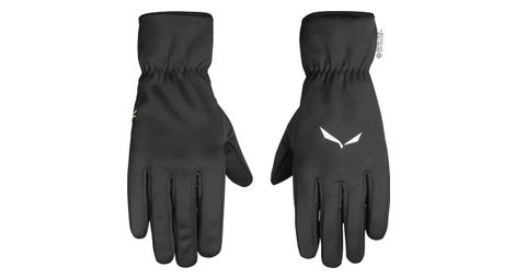 Salewa gore windstopper dedo guantes largos unisex negro