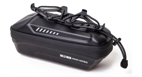 Bolsa de cuadro bici con porta móvil 1 L negra WILD MAN