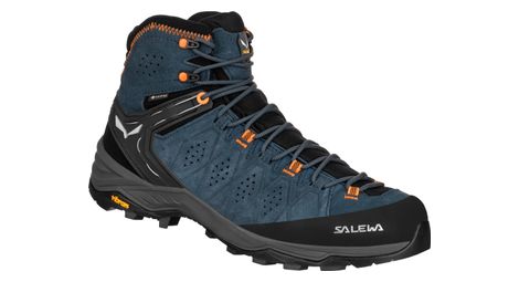 salewa alp trainer 2 mid gore tex men s blue hiking boots