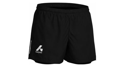 Short 2-en-1 Surpas Pace Noir Homme