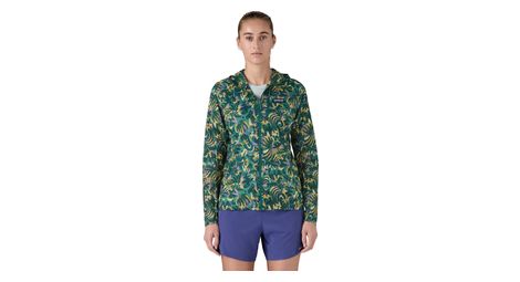 Chaqueta patagonia houdini verde/amarillo mujer