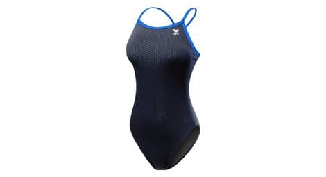 Tyr hexa diamondfit black blue maillot natation femme