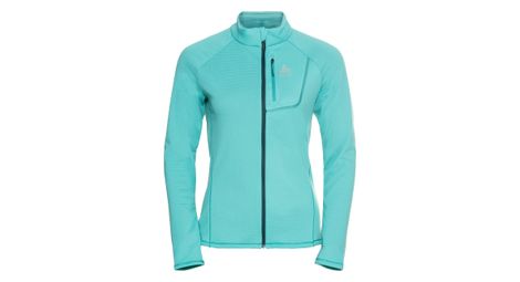 Veste zippe femme odlo fli light vert