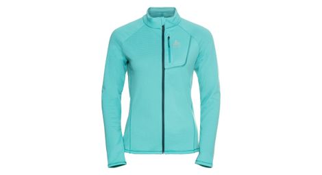 Veste zippé femme odlo fli light vert