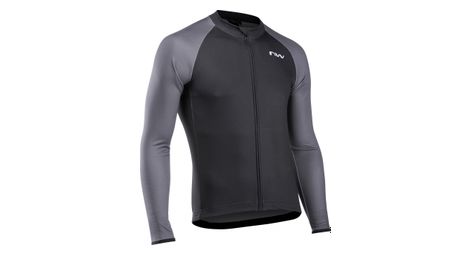 Maglia northwave blade 4 a manica lunga nero/grigio