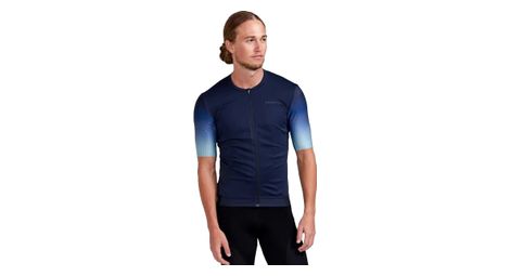 craft adv aero short sleeved jersey navy blue light blue