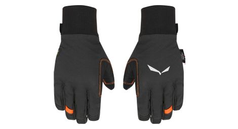 Gants longs salewa ortles durastretch merino noir