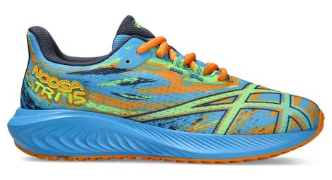 Asics gel noosa tri 15 gs naranja azulado zapatillas de running para niños