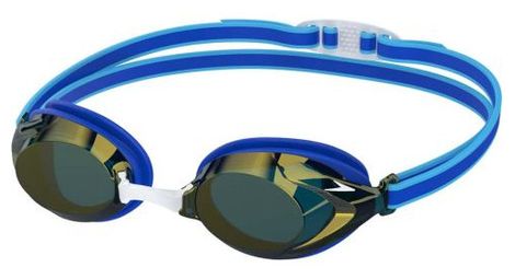 Gafas de natación Speedo Junior Vanquisher 3.0 Espejo Azul Cobalto Pop/Oro Espejo