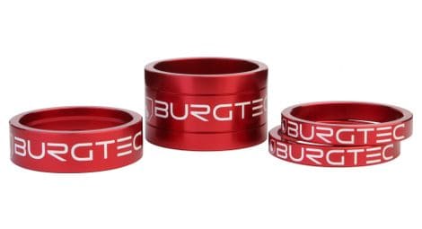 Burgtec stem  kit race red (5mm  x2. 10mm . 20mm )