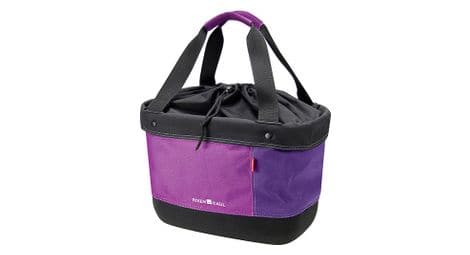 Klickfix handlebar bag tissu shopper alingo purple