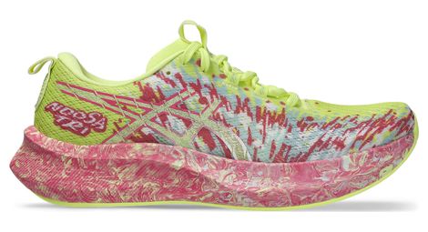 asics noosa tri 16 yellow pink women s running shoes