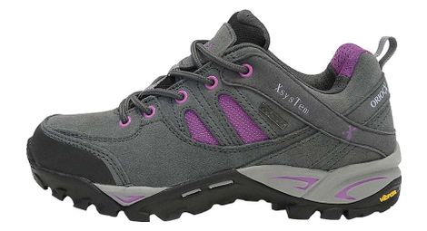 Chaussures de trekking et de randonnee oriocx viguera gris rose