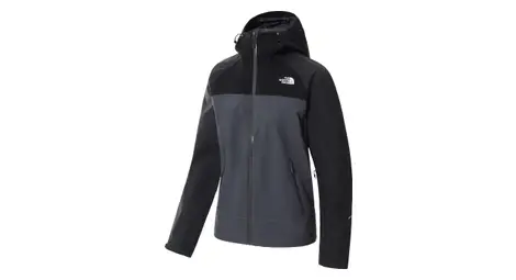 Chaqueta impermeable gris the north face stratos para mujer