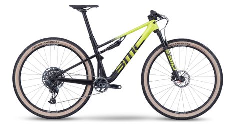 Vtt tout-suspendu bmc fourstroke 01 two sram gx eagle axs 12v 29 jaune acid noir carbon 2023