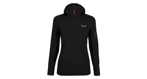 Chaqueta softshell salewa agner durastretch para mujer negra