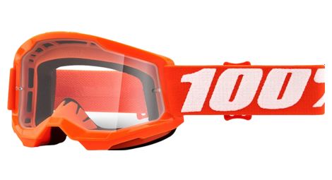 Masque enfant 100% strata 2 orange - ecran clear