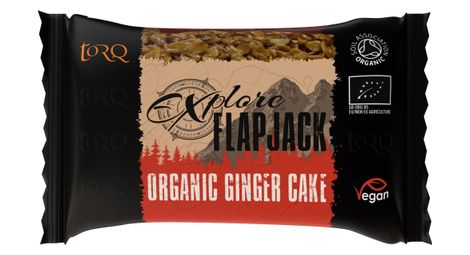 Torq explore flapjack ginger (gingerbread) energy bar 65g