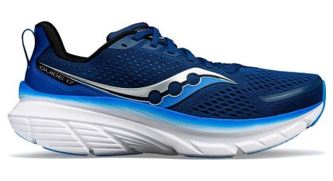 Chaussures de running saucony guide 17 bleu blanc