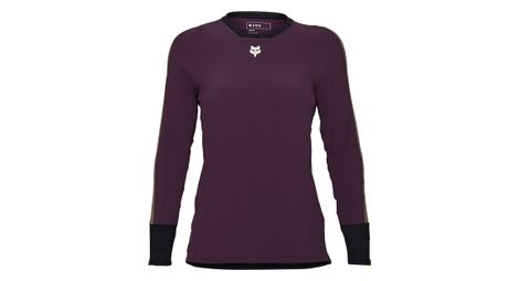 Maglia a maniche lunghe fox defend thermal purple donna