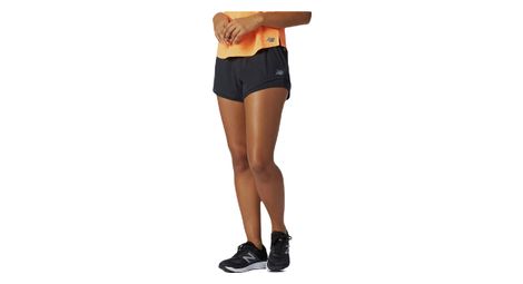 Pantalón corto mujer new balance q speed fuel negro