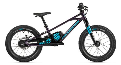 Bicicleta mondraker grommy 16 e-balance 80 wh 16'' azul morado  5 - 8 años