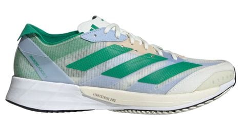 Chaussures de running adidas running adizero adios 7 blanc vert femme