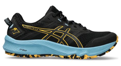 Asics trabuco terra 2 black blue yellow men's trail shoes 42