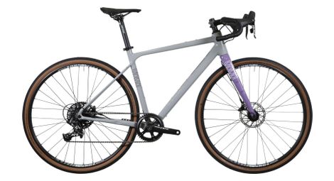 Gravel bike fluide race sram apex 11v 700 mm grigio viola 2023