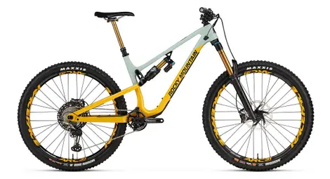Rocky mountain altitude carbon 90 shimano xtr 12v 29'' bicicleta de montaña rally edition verde amarillo 2023