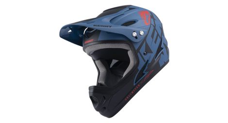 Casque integral kenny down hill graphic bleu noir