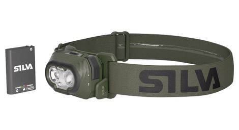 Lampada frontale Silva Discover Hybrid verde