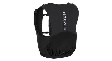 Unisex trail weste kiprun 5l schwarz