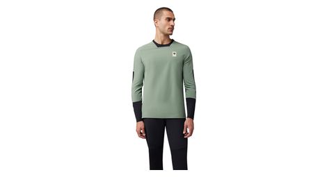 Camiseta de manga larga fox defend thermal verde