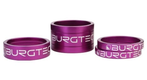 Burgtec stem  kit purple rain (5mm  x2. 10mm . 20mm )