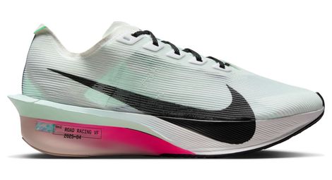 Chaussures Running Nike Vaporfly 4 Blanc/Rose/Bleu Femme