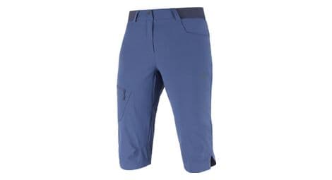 Pantaloni salomon wayfarer bermuda blu donna