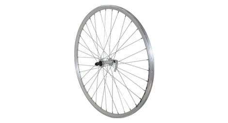 Roue vtc 700x35 avant er10 alu double paroi moy alu argent blocage