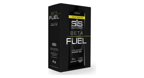 Pack gels énergétiques sis beta fuel +nootropics pomme - 6x60ml