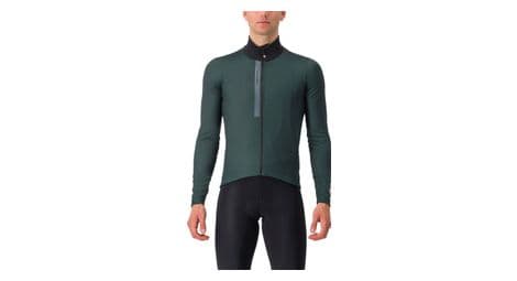 Maglia termica castelli entrata a manica lunga verde scuro