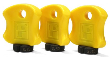 Kit de 3 cles a rayons professionnel pedros new pro spoke wrench set of 3