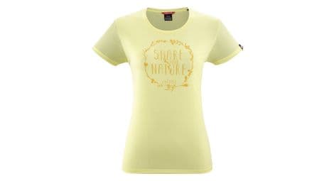 Camiseta tecnica de mujer lafuma corporate amarillo