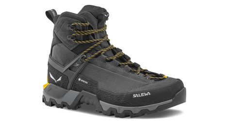 salewa mountain trainer 3 tech mid gore tex men s black mountaineering boots