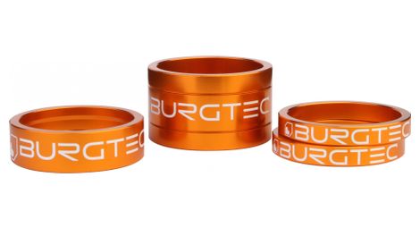 Burgtec kit attacco manubrio iron bro orange (5mm x2. 10mm. 20mm)